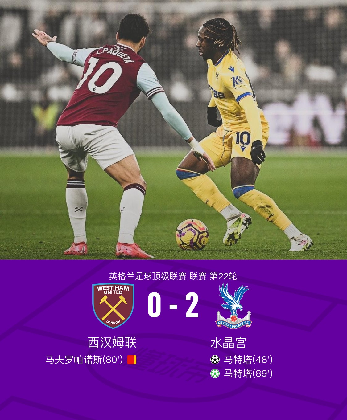 伯恩利客场战胜水晶宫,摆脱降级危机 伯恩利客场战胜水晶宫,摆脱降级危机