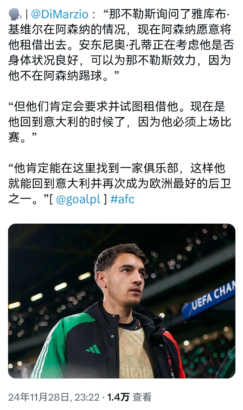 那不勒斯球员突发伤病,需休战数周 那不勒斯球员突发伤病,需休战数周