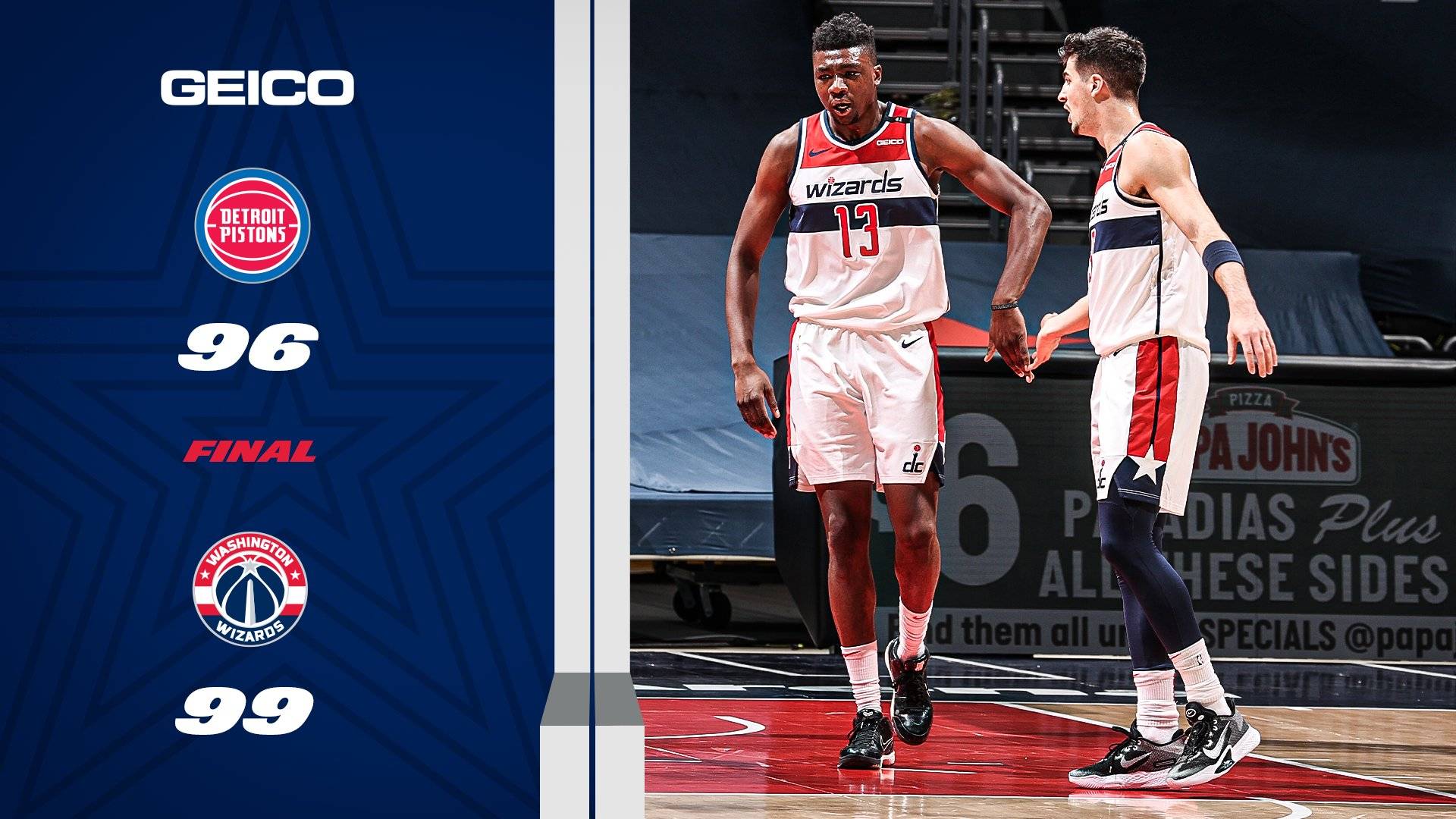 奇才惜败活塞,略伦茨连得20分 奇才惜败活塞,略伦茨连得20分