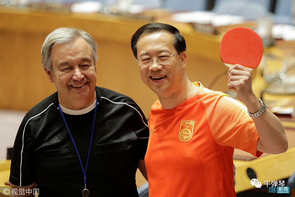 联合国足球队做客巴黎,对自己要求一片严格 联合国足球队做客巴黎,对自己要求一片严格