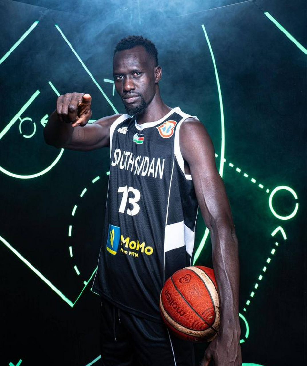 苏丹篮球明星在国际篮球舞台上闪耀