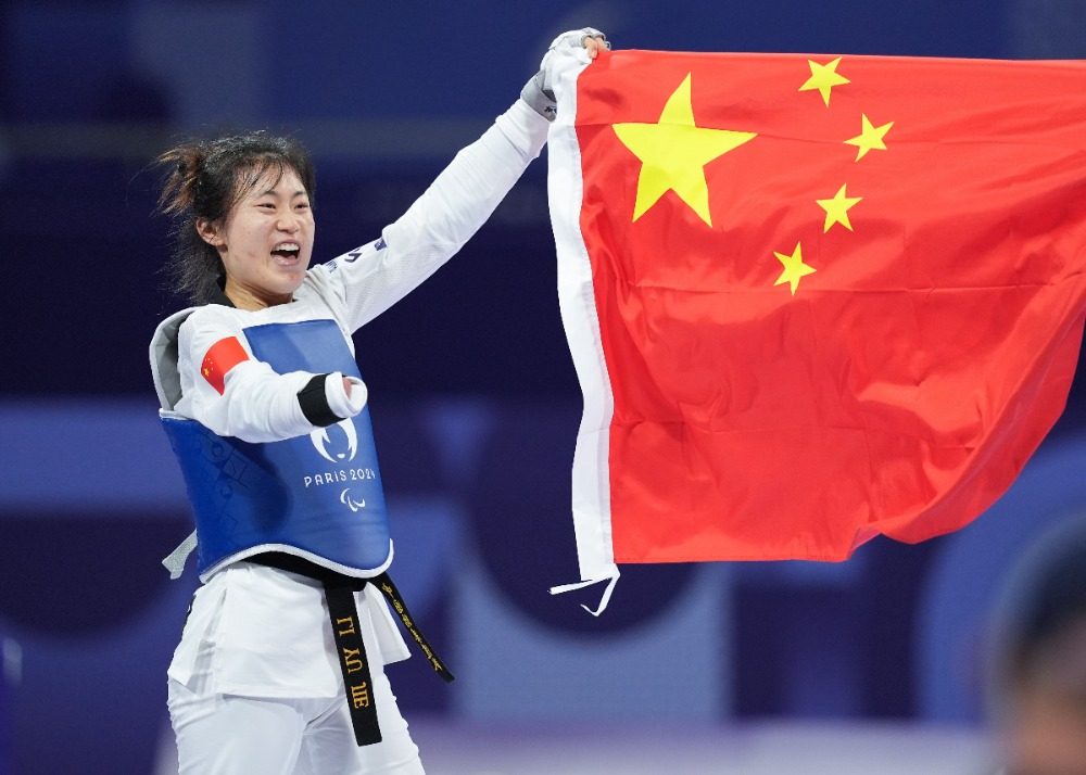 跆拳道女子57公斤级:美国选手交出完美表现 跆拳道女子57公斤级:美国选手交出完美表现